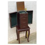 Queen Anne Jewelry Armoire