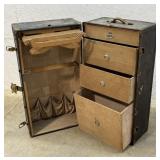 Traveling steamer ship Wardrobe Trunk 22/22/40