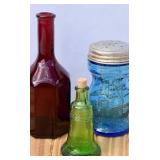 Colored Wheaton NJ Bottles