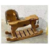 Wooden Rocking Horse