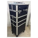 Rolling makeup / jewelry travel case