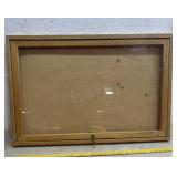 Hanging or Tabletop Oak Showcase NICE 36/25/2