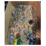 Vintage a lot of necklaces, bracelets rings,