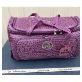Kathy Van Zeeland travel tote purple