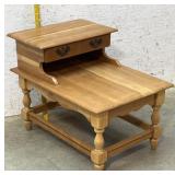Cherry Step down End Table 21/30/23