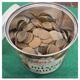 Pennies - Many Wheat In Fishers Mixed Nuts Tin