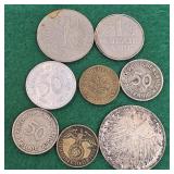 German coins (we believe they