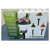 New decorative garden solar lights set of four