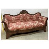 Beautiful Victorian Sofa 72ï¿½/ Floral Pattern