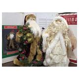2 large around the world Santa