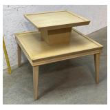 Mid Century Blond 2 Tier Table 28/28