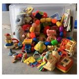 Lot of toys with tote