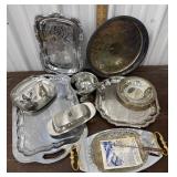 Metal serving ware