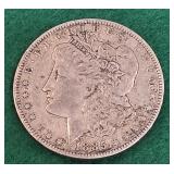 1885 o Morgan dollar