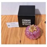 Beautiful Corning Glass Hand Blown Pumpkin