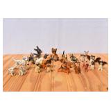 MCM Miniature Porcelain and Glass Animal 