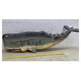 Tin Whale Bait Sign