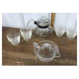 Pyrex, Glasbake coffee/teapot, juicer