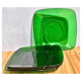 Vintage Anchor Hocking "Forest Green Charm"