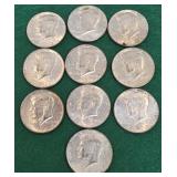 10 1966-67 Half Dollars