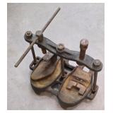 Vintage shoe press from Endicott Johnson
