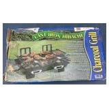 New Cast Iron Hibachi Charcoal Grill