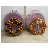Autumn/Fall Wreaths w/ Storage Containers