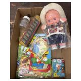 Vintage doll, dominoï¿½s card game, foreign