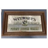 Stuartï¿½s Scottish distilleries bar mirror