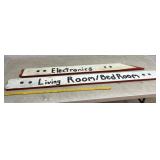 Two Wooden Arrow Signs