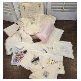 Vintage Handkerchief box with hankies