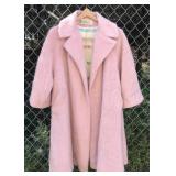 Pink coat- vintage *not perfect