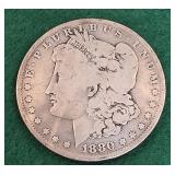 1880 Morgan dollar