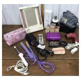 Hair styling tools, blood pressure monitor,