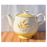 Vintage Autumn Gold Teapot