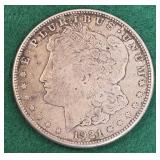 1921 s Morgan dollar