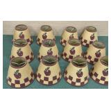 12 Matching Small Lamp Shades