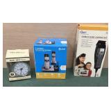 Oster Hair Clipper Set, AT&T 2 wireless phones