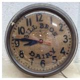 GE Clock Bill Bros Dairy - damage