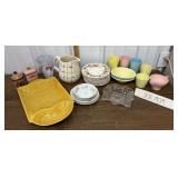 Pitcher, cups, plates, bowls etc *not all perfect