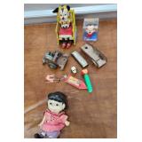 Metal toys harmonica etc