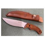 NWTF hunting knife with sheath