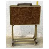 Mid- Century Folding Snack Trays