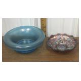 Fenton? Carnival glass, Northwood? Stretched