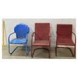 3 Spring Chairs