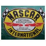 NASCAR International Embossed Auto Racing Tin