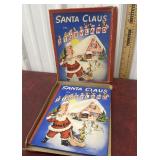 1950 Santa Claus in Storyland pop up book in