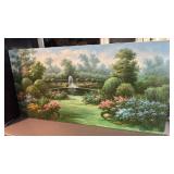 Painting On Canvas  48ï¿½x 24ï¿½ Signed