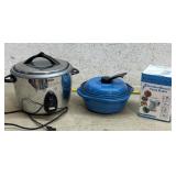 Rice Cooker/ Copper Chef Microwave Grill/ & 3in1