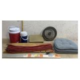 Rubbermaid Coolers , Extension Cord, Wheels etc